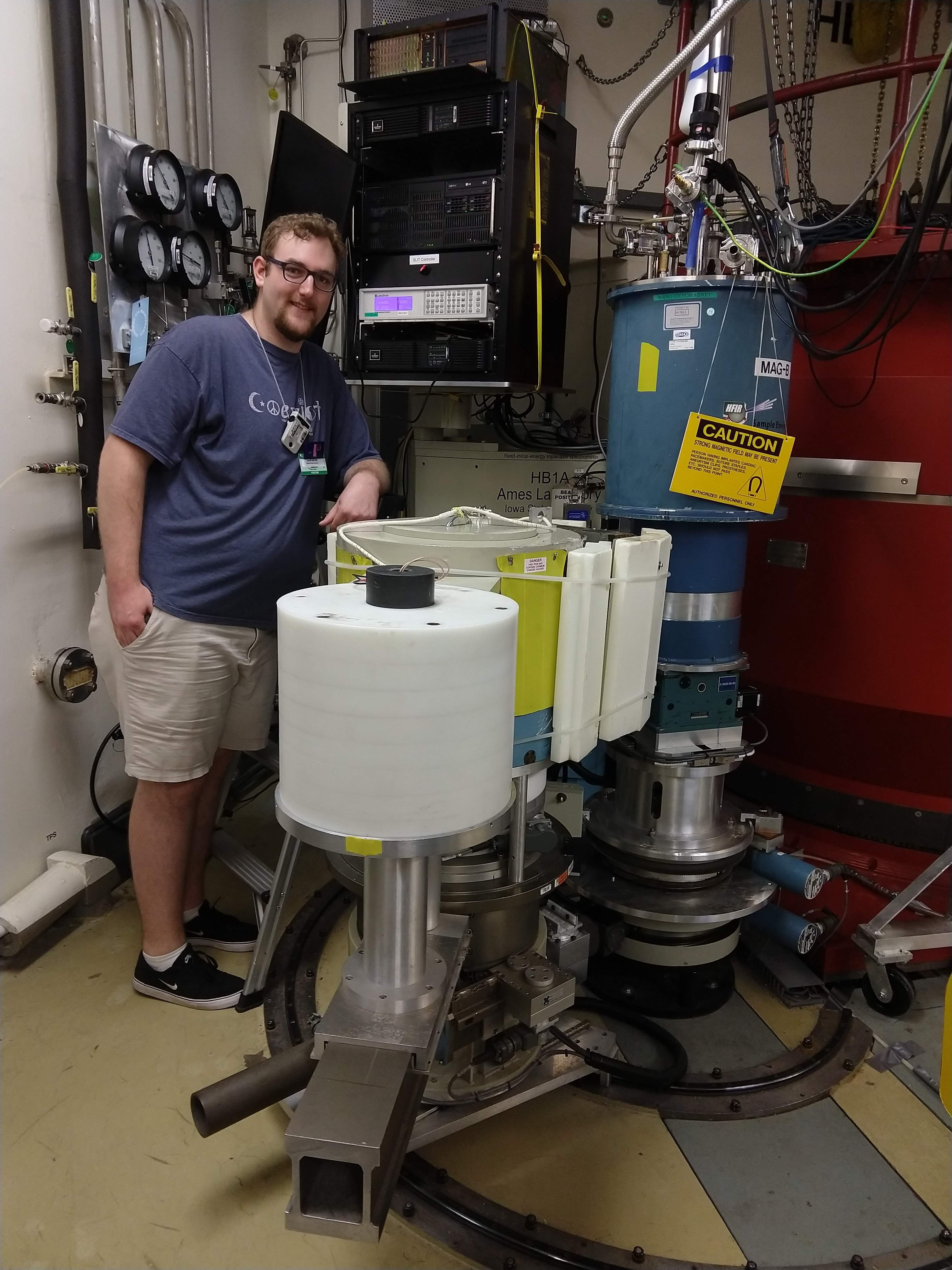 Gavin at ORNL for HB1A Experiment